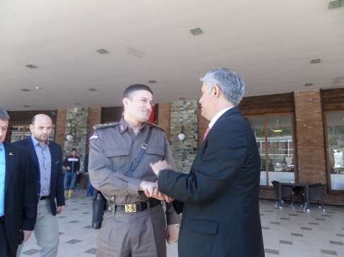Başkan Yaman Merkez Jandarma Komutanlığı'daki Rütbeli Subaylarla Bir Araya Geldi