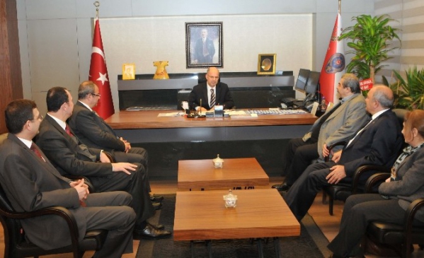 Gso Yönetiminden Emniyet Müdürü Erhan Gülveren'e Ziyaret