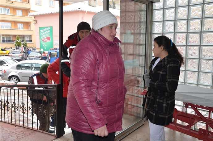 Sinop açıklarında yan yatan yük gemisi