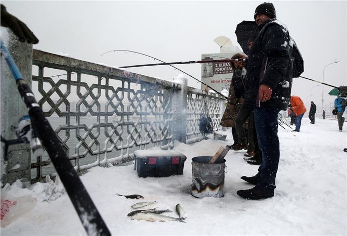 İstanbul'da yoğun kar yağışı