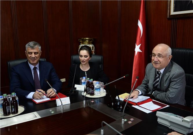 TBMM Başkanı Cemil Çiçek'in kabulü