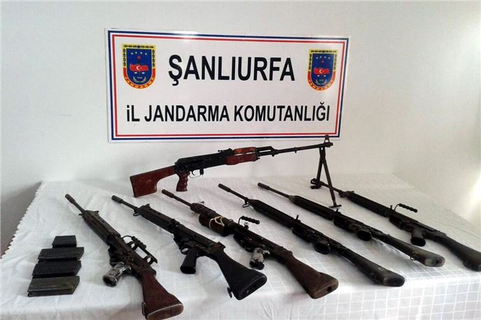 Şanlıurfa'da silah kaçakçılığı