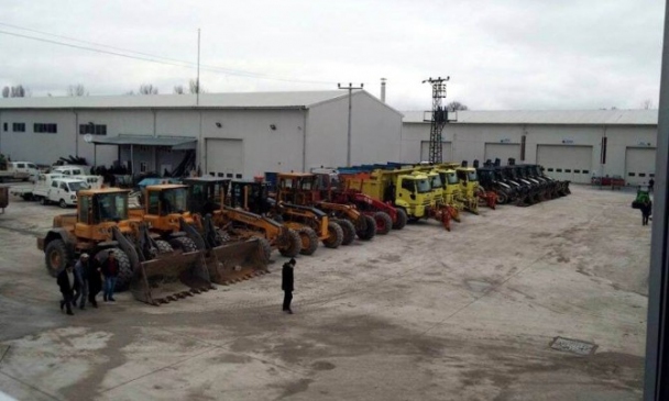 Kütahya Belediyesi'nin Karla Mücadele Ekipleri Göreve Hazır