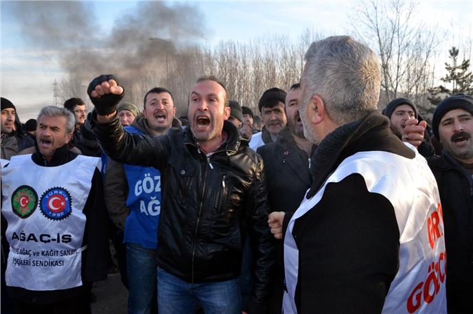 Kastamonu'daki 213 sunta işçisinin grevi