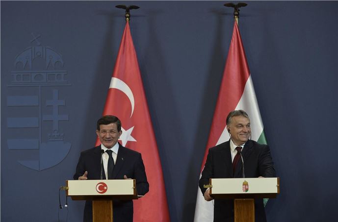 Başbakan Davutoğlu - Macaristan Başbakanı Orban