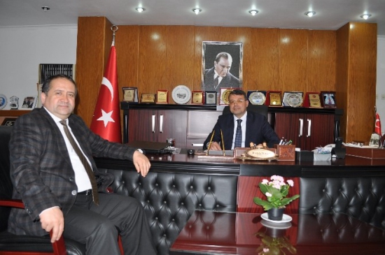 Başsavcı Köklü Belediye Başkanı Turgut'u Ziyaret Etti