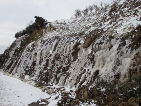 Çan Ve Yenice Buz Tuttu