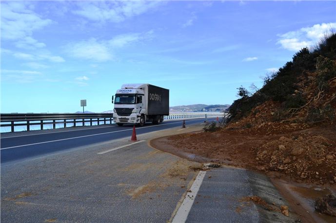 Zonguldak'ta heyelan