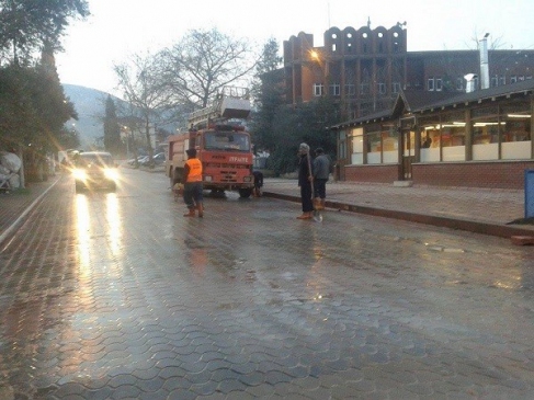 Bayırköy'de Kar Temizleme Çalışmaları