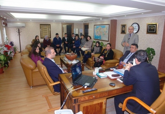 Yurt Dışına Eğitime Gidecek Öğrencilerden İl Milli Eğitim Müdürüne Ziyaret