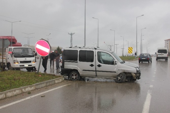 Sinop'ta Trafik Kazası 1 Yaralı