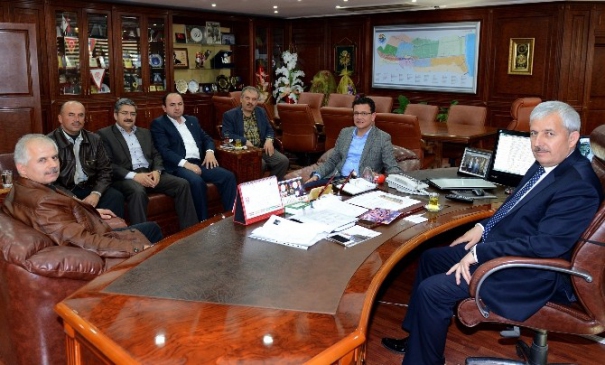 Milletvekili Aday Adayları Başkan Çetinkaya'yı Ziyaret Etti