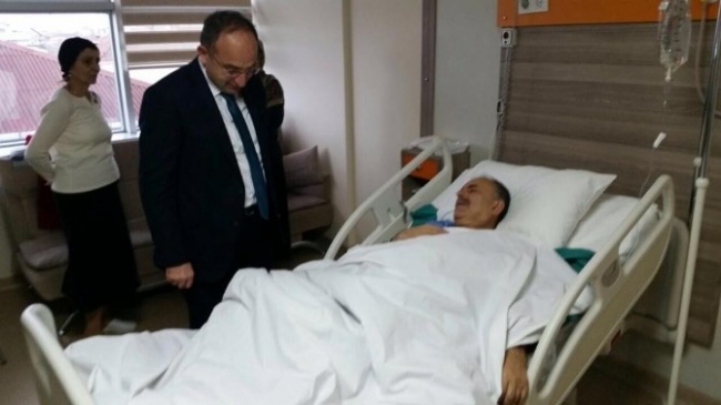 Üzülmez'den Arat'a Geçmiş Olsun Ziyareti