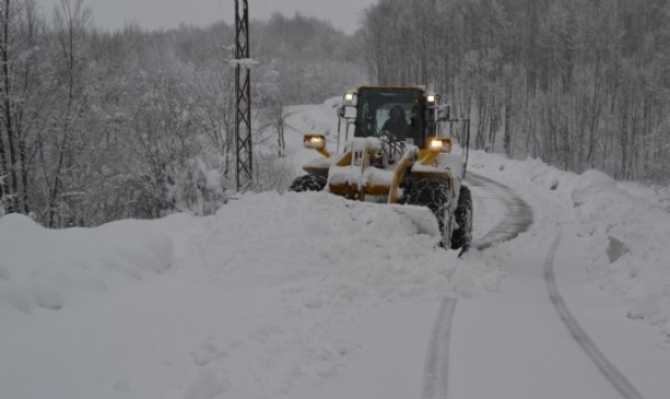 Düzce'de 113 Köy Yolu Ulaşıma Kapalı
