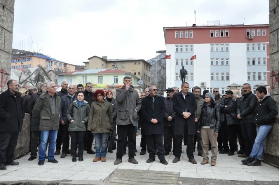 Dersim KESK'ten İç Güvenlik Paketi Protestosu