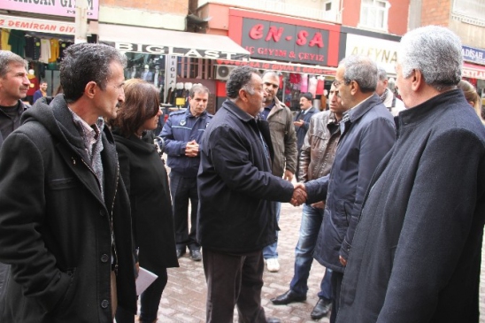 Güler DBP'nin Düzenlediği Esnaf Ziyaretine Katıldı