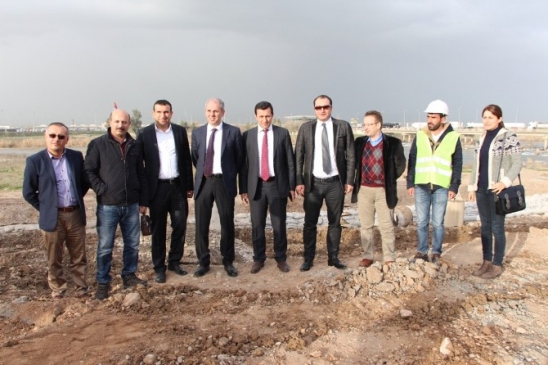 Demirci 3'üncü Köprü Çalışmalarını İnceledi