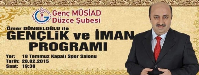 Ömer Döngeloğlu Düzce'ye Geliyor