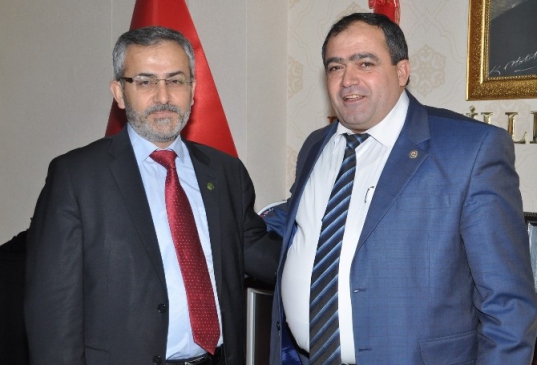 Prof. Dr. Ayhan'dan Başkan Koçak'a Hayırlı Olsun Ziyareti