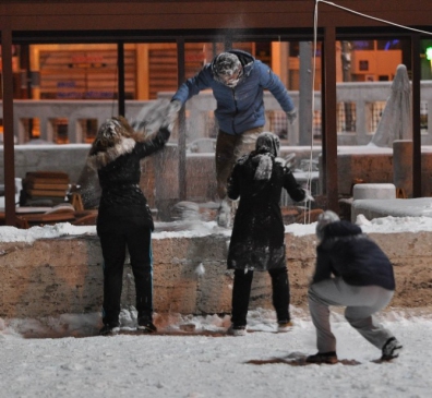 Sivas'ta Kar Yağışı Etkili Oldu