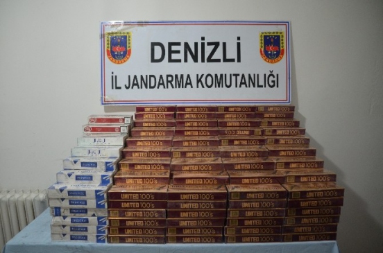 Denizli'de 4 Bin Paket Kaçak Sigara Ele Geçirildi