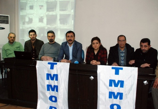 Mühendisler Kobani'de İncelemelerde Bulundu