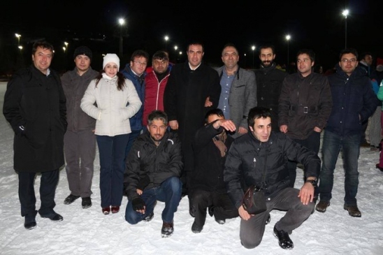 AK Parti Milletvekili Aday Adayı Karadağ Palandöken'de Yarışan Gazetecileri Yalnız Bırakmadı…