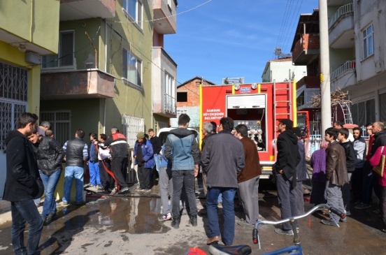 Odunluk Yangını Korkuttu