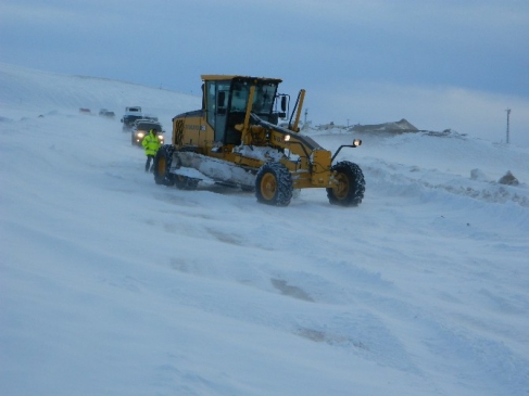Kar Ve Tipi Ulgar Dağında Ulaşımı Aksattı