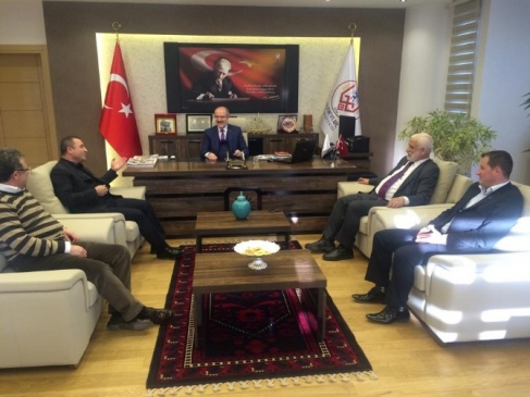 Uslu'dan Kafaoğlu'na Nezaket Ziyareti