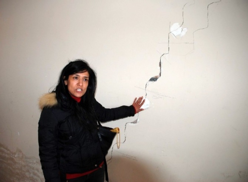 Evleri Çatlayan Vatandaşlar Tedirgin