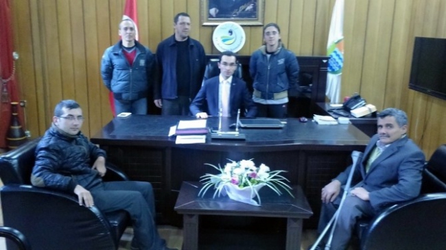 Burhaniye'de Özel Sporcular Kulübünden Kaymakam Ziyareti