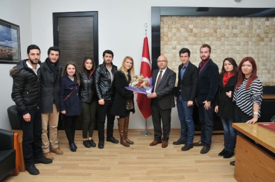 Akü Uluslararası Ticaret Ve Finansman Kulübü Öğrencilerinden Başkan Çoban'a Ziyaret