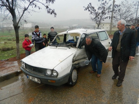 Gaziantep'te Trafik Kazası 1 Yaralı