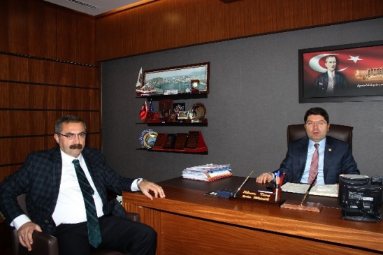 GMİS Başkanı Hakkı Arslan Milletvekili Tunç'u Ziyaret Etti