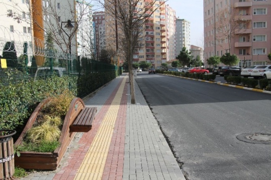 Engelliler İçin Parke Tretuarları Yeniden Düzenlendi