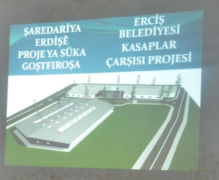 Erciş Belediyesi Kasaplar Ve Peynirciler Çarşısı Yapıyor