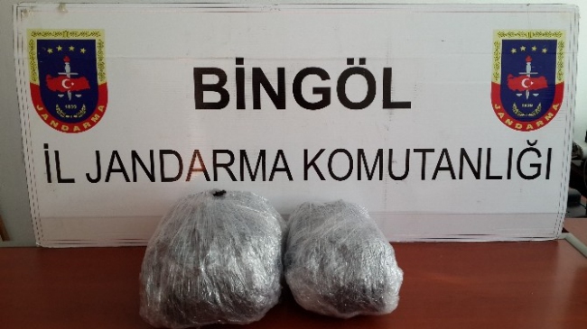 Bingöl'de 5 Kilo Uyuşturucu Ele Geçirildi