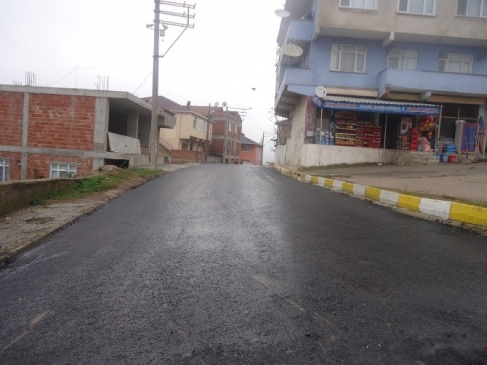 Dilovası'nda Sokaklar Asfaltlandı