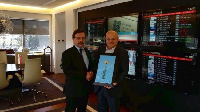 Bilal Cicavoğlu Hamdi Topçu'yu Ziyaret Etti