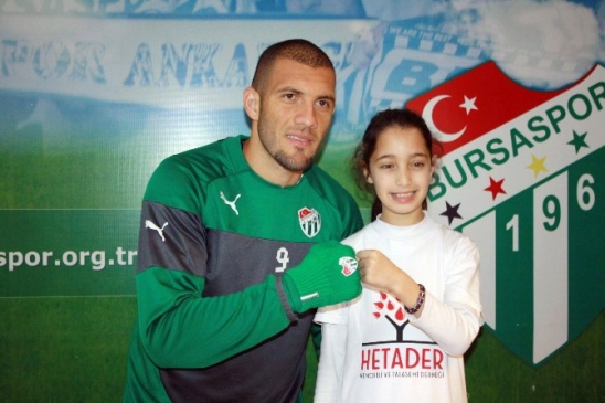 Bursasporlu Futbolculardan Talasemili Çocuklara Anlamlı Destek