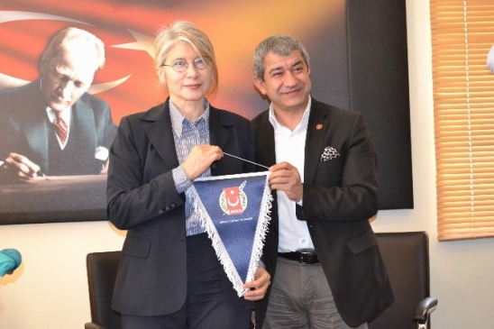 Anadolu Partisi Genel Başkanı Tarhan Agc'yi Ziyaret Etti