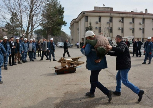 İtfaiye Müdürlüğü'nden Yangın Tatbikatı