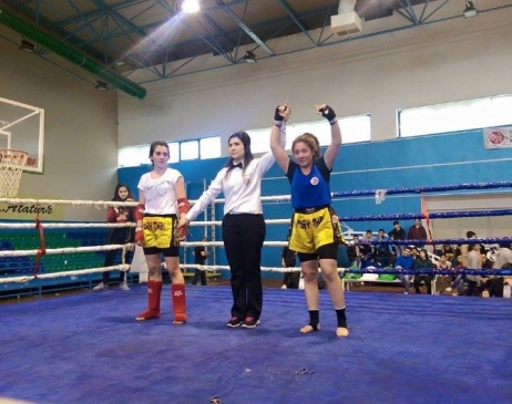 Denizlili Dilan Muay Thai'de Ege Şampiyonu Oldu