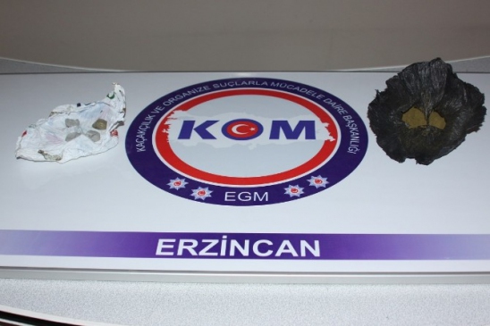 Erzincan'da 19 Kilo Toz Esrar Ele Geçirildi
