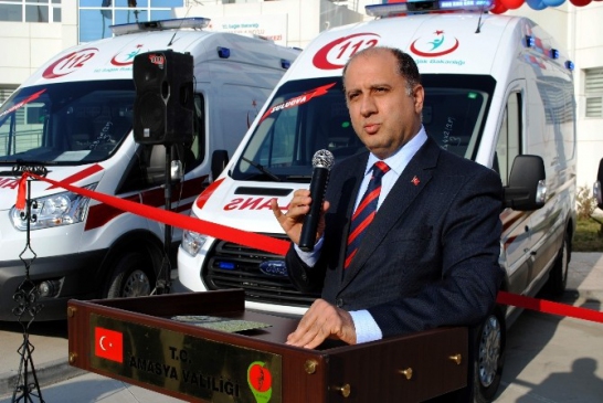 Amasya'da 6 Ambulans Hizmete Girdi