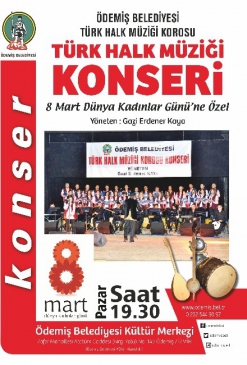 Ödemiş'te Kadınlar Günü'ne Özel Konser