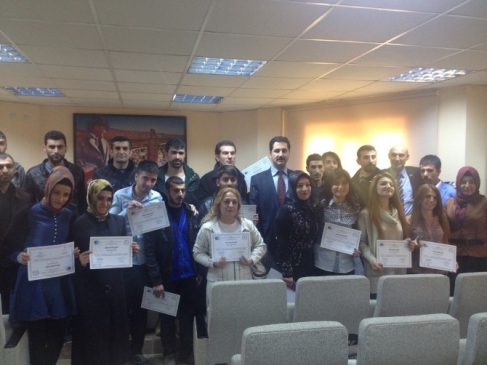 Batman'da 30 Kişiye Girişimcilik Sertifikası Verildi