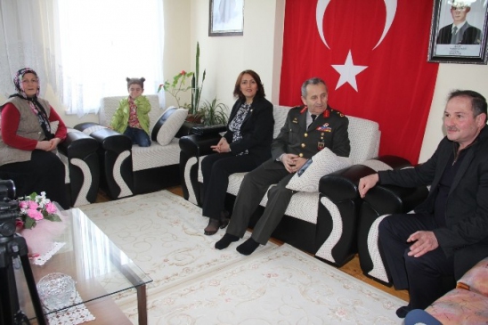 Giresunlu Şehit Ailesine Genelkurmay'dan Davet
