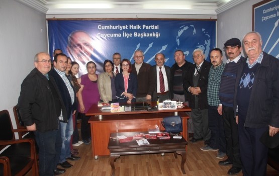Şekerci'den CHP Çaycuma İlçe Başkanlığına Ziyaret